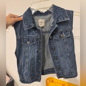 Women's denim vest size small